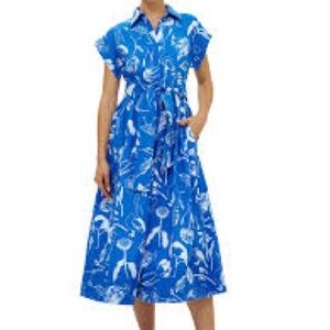 Audubon Belted Shirt Dress